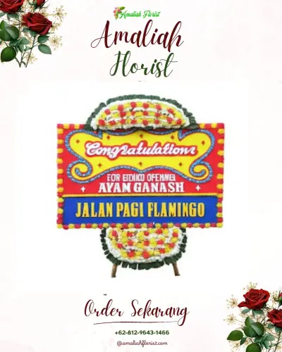 Bunga Papan Congratulation di Kota Sepang